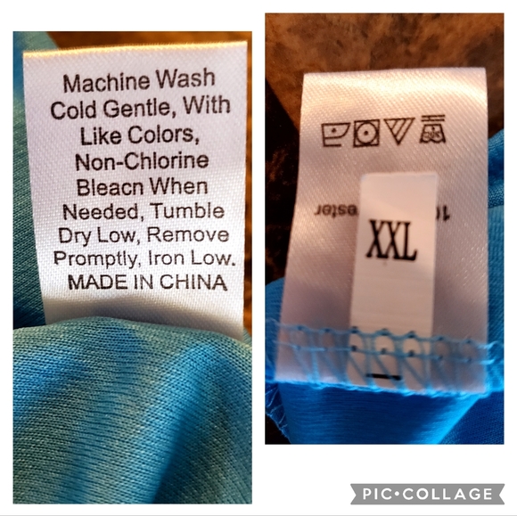 Blue Polyester Dog Shirt with sleeves XXL - Picture 7 of 7